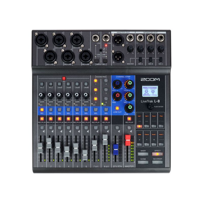 Zoom LiveTrak L-8